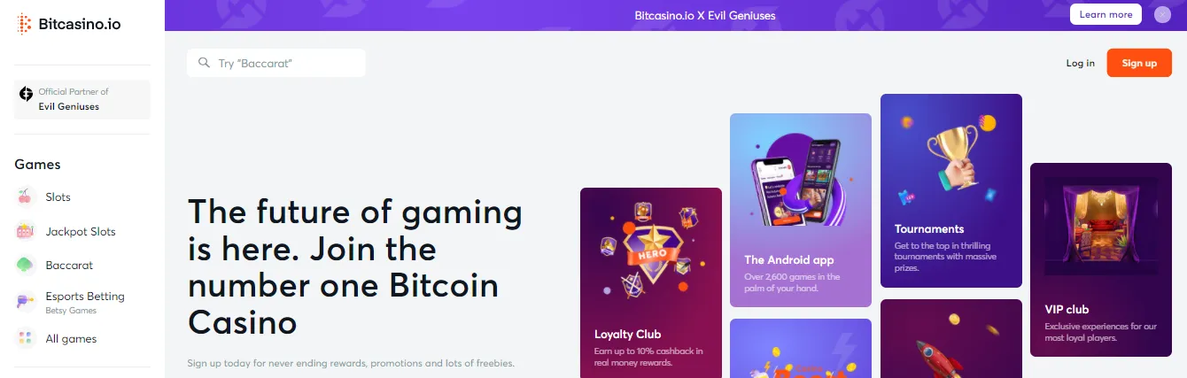 Криптоказино Bitcasino