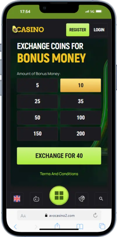 Avo Casino Shop screenshot