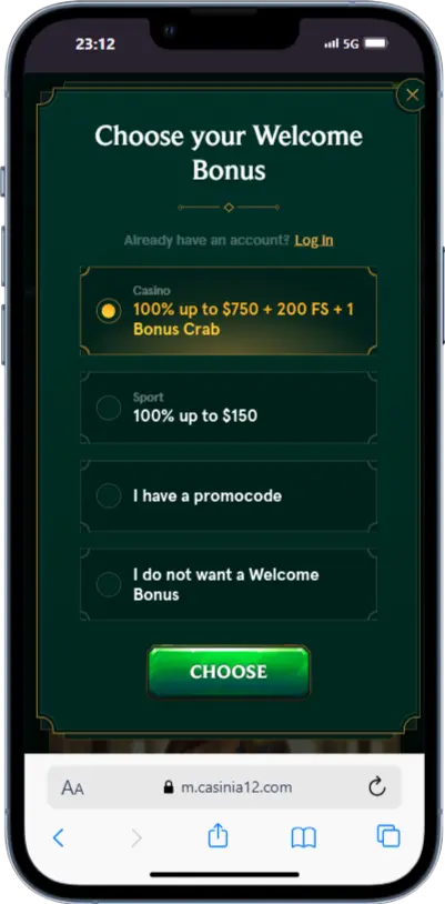 Casinia Casino Registering
