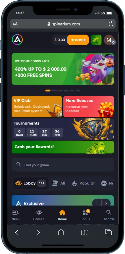 Spinarium Casino official site Spinarium Casino official site