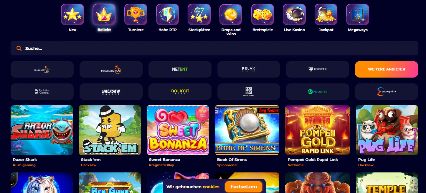 Coamic Slot casino Spielautomaten Cosmic Slot casino