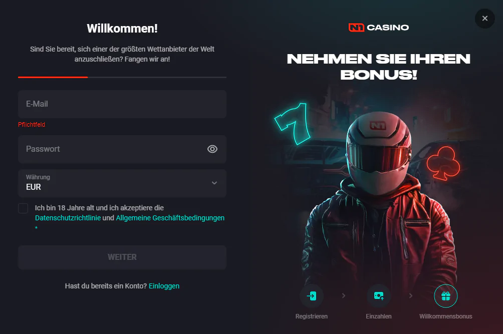 N1 casino Registrierung N1 casino