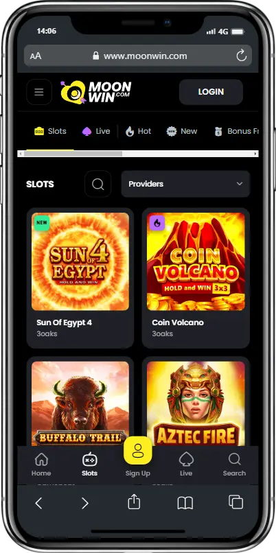 Mobile version of MoonWin Moonwin mobile