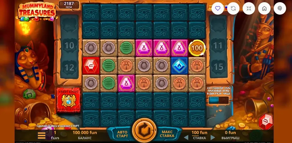 Mummyland Treasures Weiss slot demo